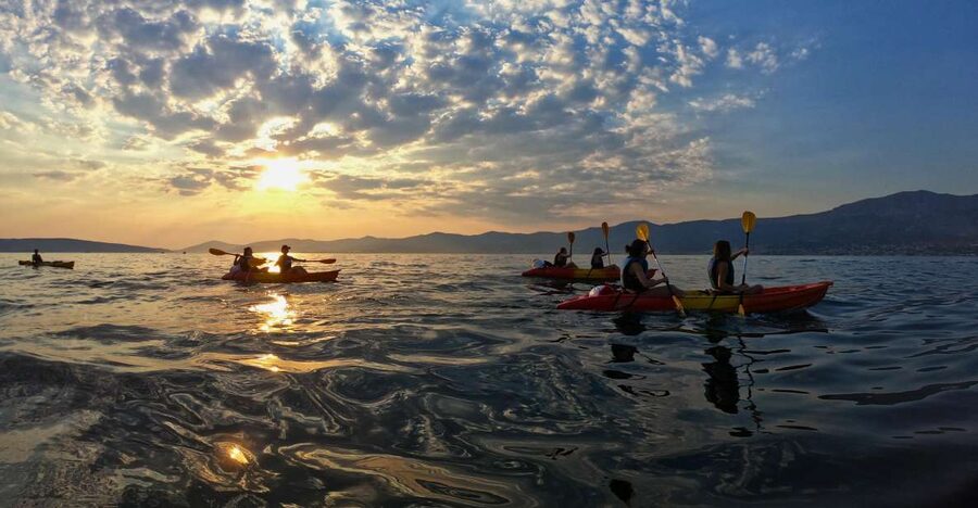 Split: Guided Sunset Sea Kayaking & Snorkeling Tour - Bene Beach start: where you gear up and get comfortable fast