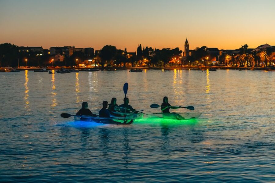 Split: Illuminated Evening Guided Kayaking Tour - Safety briefing and your first strokes in the glowing kayaks