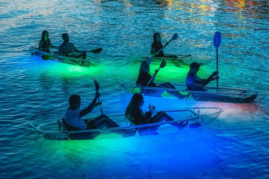 Split: Illuminated Evening Guided Kayaking Tour - Photos, guides, and the little things that make night tours easy