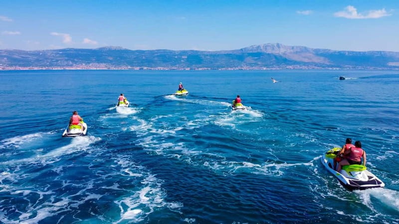 Split: Jet Ski Safari Tour with Speedboat Ride - Getting There by Speedboat: the 15-Minute Adrenaline Warm-Up