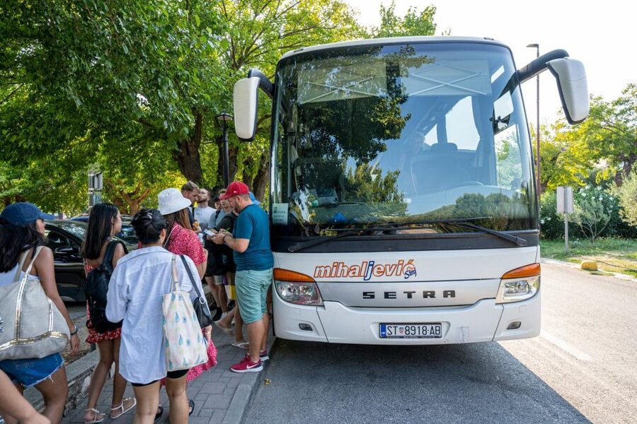 Split: Krka Waterfalls Guided Day Trip with Swim & Boat Tour - Krka National Park Walk: waterfalls plus free time that actually helps