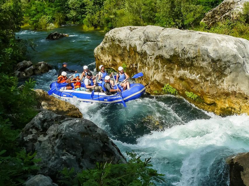 Split/Omiš: Cetina River Rafting with Cliff Jump & Swimming - Getting to the River, Meeting Point, and How the Day Flows