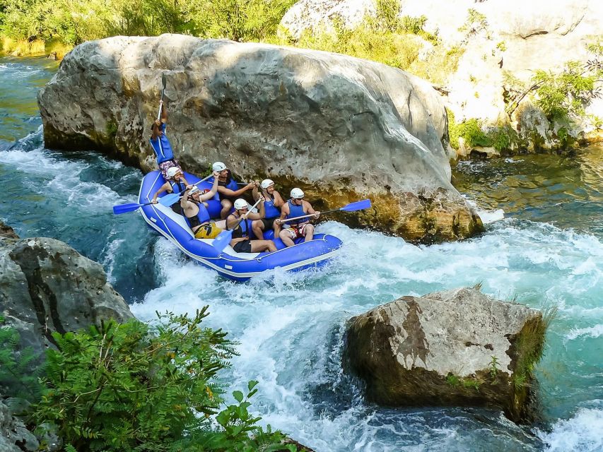 Split/Omiš: Cetina River Rafting with Cliff Jump & Swimming - The 7.5 Miles Downstream: Class 2 to Class 3 in Plain English
