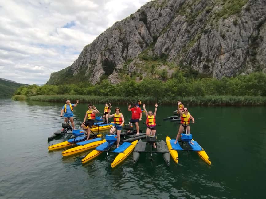 Split/Omiš: Cetina River Water Bike Safari - How the safari actually feels once you are on the water
