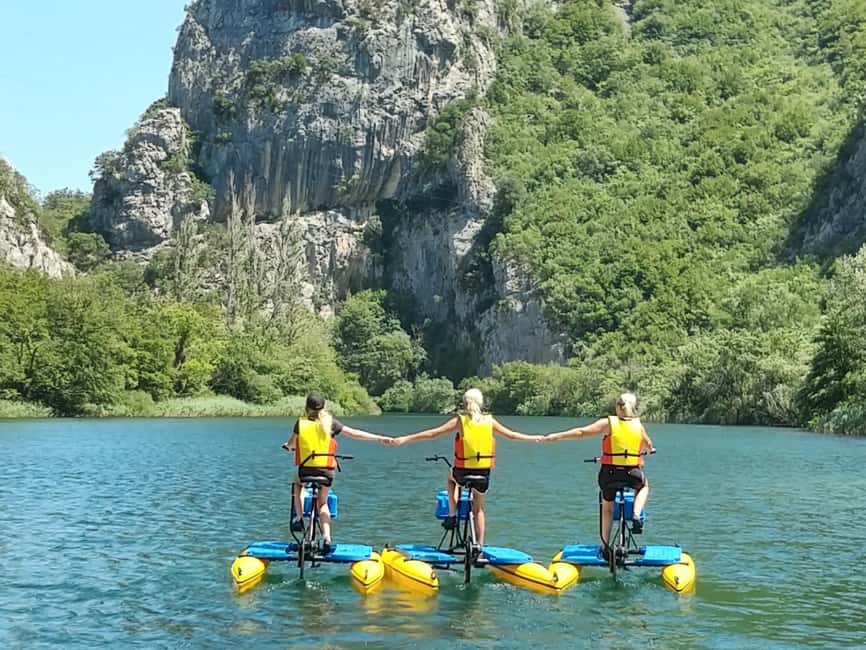 Split/Omiš: Cetina River Water Bike Safari - Guides, snacks, and photos: what the hosts add to the experience