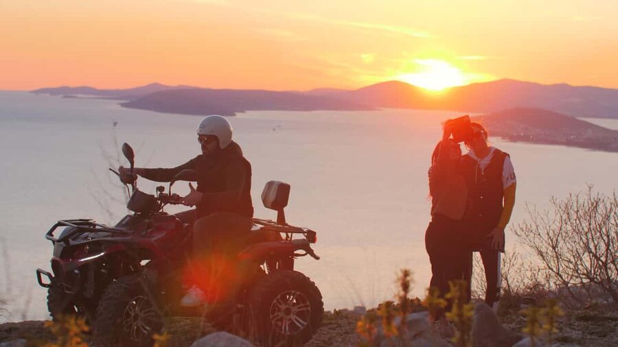 SPLIT: Podstrana Panoramic Quad Tour - First quad segment: 15 minutes of learning the rhythm