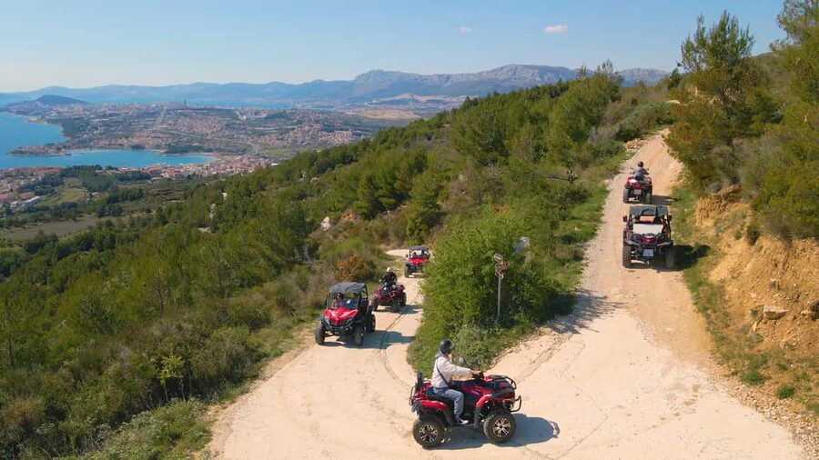 SPLIT: Podstrana Panoramic Quad Tour - Safety briefing at AVERE Tourism, then you get rolling