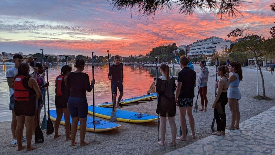 Split: Stand Up Paddleboard Night Glow Tour - Meeting by Hotel Briig, then a van to the water
