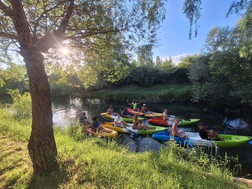 Split: Sunset Guided Kayaking Tour - Stobreč guided paddling: river glide, then open sea