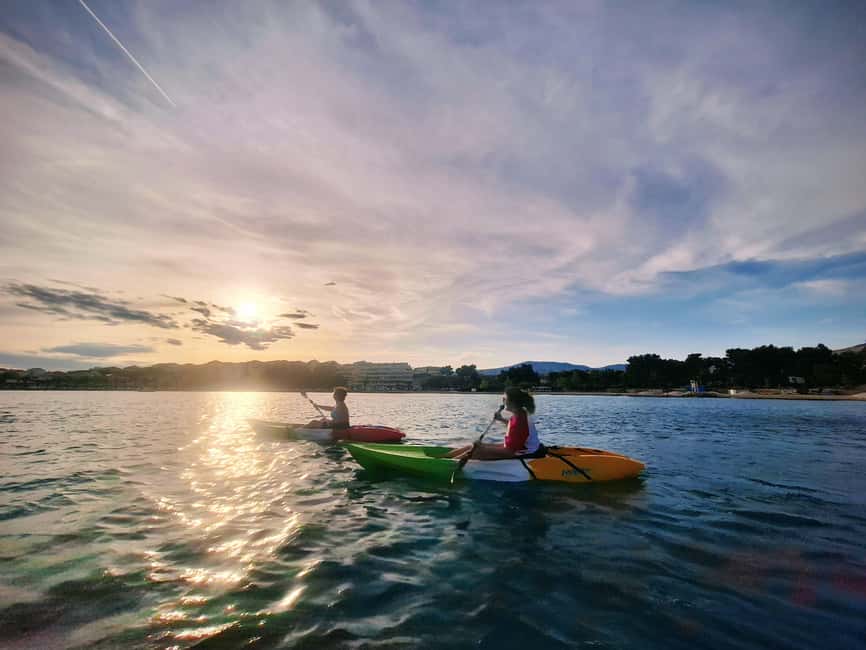 Split: Sunset Guided Kayaking Tour - The short transfer and campsite setup, before your paddle