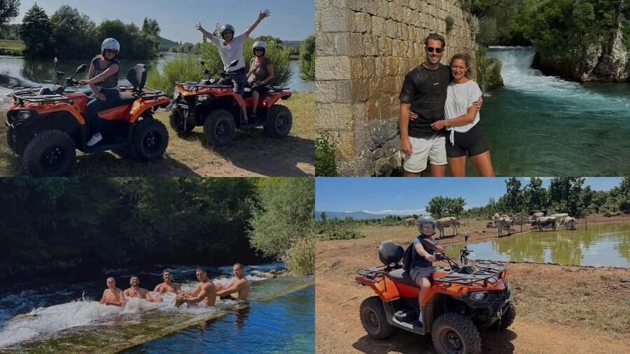 Split: Three Rivers Quad Tour + Swimming - Why Quad Meets River Swim So Well Near Split
