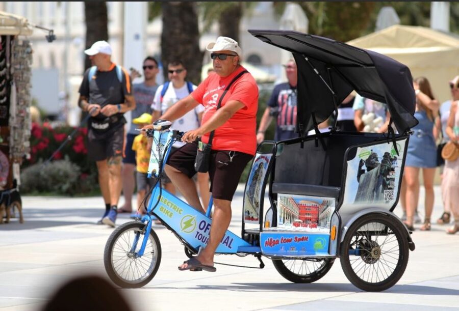 Split Tour in Private Electric Rickshaw - Poljud Stadium and the Return to Obala Lazareta