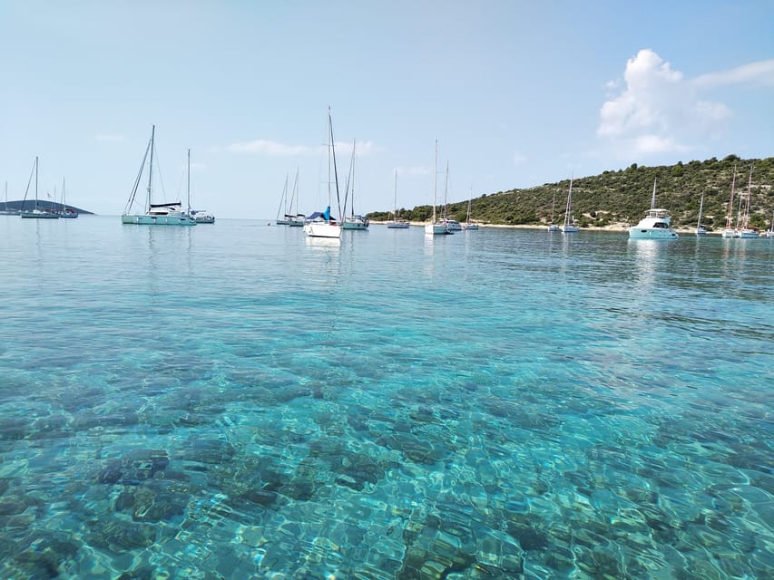 Split/Trogir: Half-Day 3-Island Speedboat Adventure - A fast way to read Dalmatia: Split and Trogir views plus three swim breaks