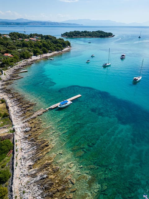 Split/Trogir: Half-Day 3-Island Speedboat Adventure - Maslinica on Šolta: castle-area views, stone houses, and a calmer island pause