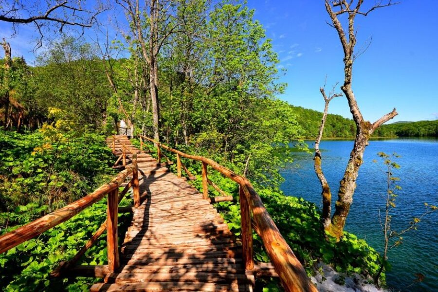 Split/Trogir to Zagreb: Private Transfer with Plitvice Lakes - The Lower and Upper Lakes style route, plus Lake Kozjak boat and panoramic train