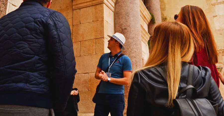 Split: Walking tour of Split with a 'Magister' of History - Silver Gate and Golden Gate: exiting the palace story
