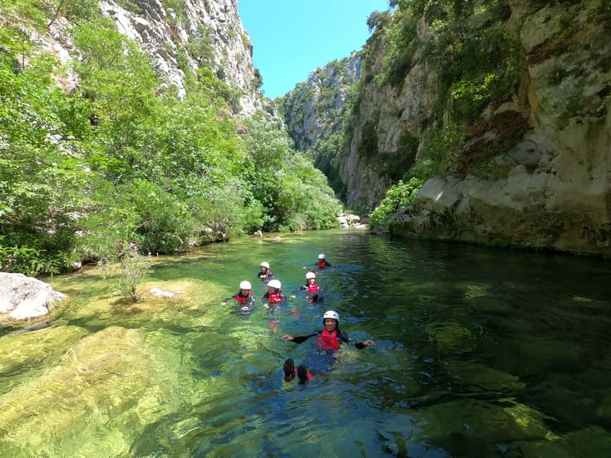 Split/Zadvarje: Cetina River Canyoning with Certified Guides - The Safety System Here Is More Than a Poster