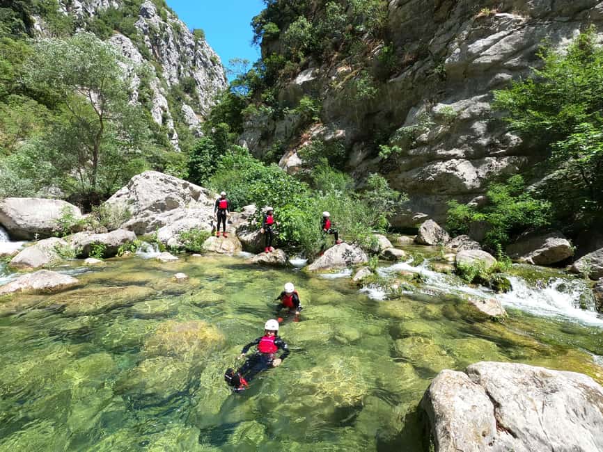 Split/Zadvarje: Cetina River Canyoning with Certified Guides - Walking to the Canyon Start, Then the First Big Descent