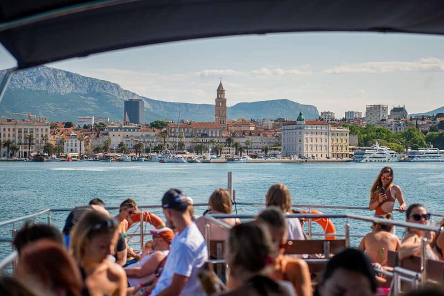 Sunset Cruise With Music and Views of Split Riviera - Sailing past Marjan Park Forest and toward Čiovo Island