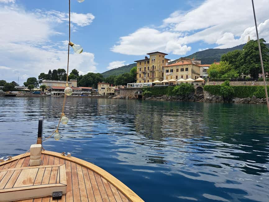 Sunset or Swim Ride Opatija on Madonnina Boat Tour - Madonnina in Opatija: what this wooden boat experience really delivers