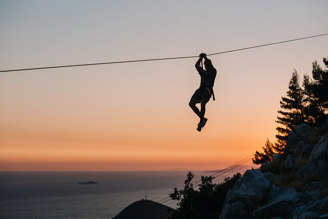 Sunset Zipline Dubrovnik Experience - Safety Briefing and the Training Zip Line Run