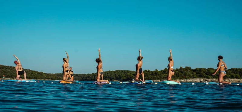 SUP Yoga in Stunning Stoja Bay: Balance, Breath & Connect - Teacher energy matters: what you get from Jasna and the coaching style