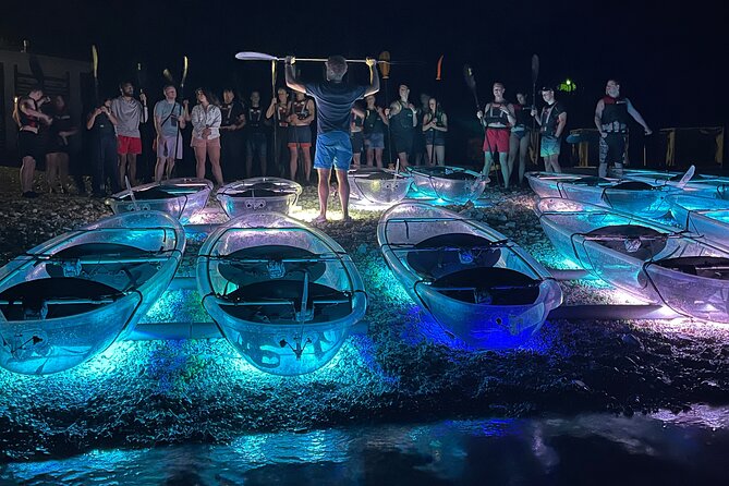 Transparent Kayak Night Glow Experience from Pula - Price and what you truly get for $62.91