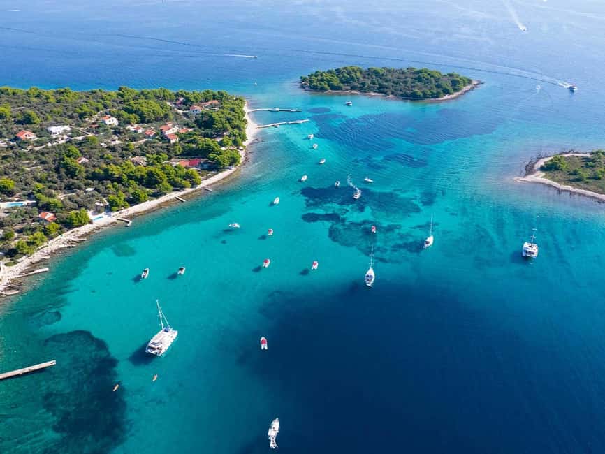 Trogir: Blue Lagoon, Maslinica, and Solinska Bay Boat Tour - Krknjaši and the flexible plan, how the skipper adjusts your day