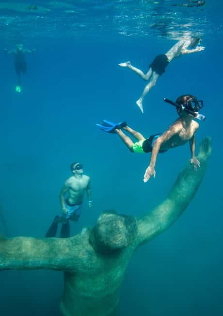 Trogir: Boat tour to Unique underwater museum - The Private Beach and Resort Stop: Quiet Bay, Sunbeds, and Bar