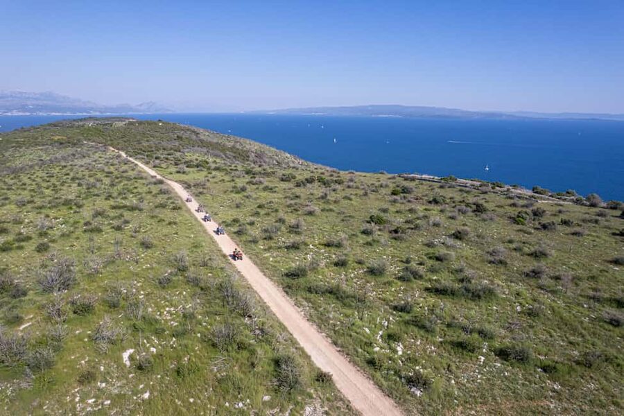 Trogir, Žedno: Čiovo Island 100% Off-Road Quad ATV Tour - Žedno to Ciovo, the route you want if you like action