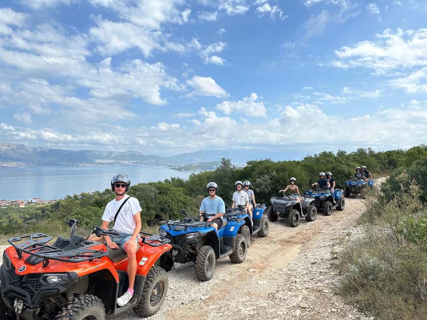 Trogir, Žedno: Čiovo Island 100% Off-Road Quad ATV Tour - The 30-minute safety training: what it does for you