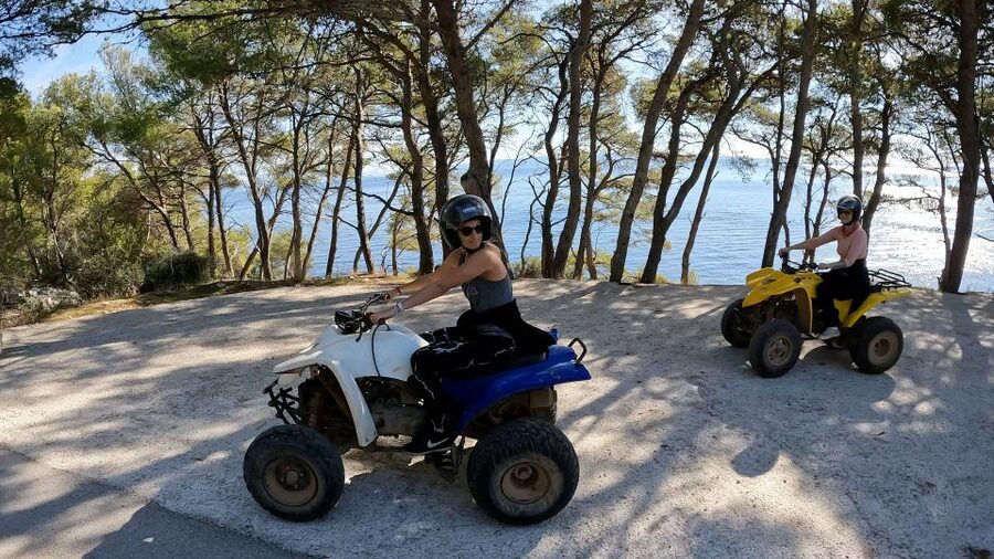Trogir, Žedno: Čiovo Island 100% Off-Road Quad ATV Tour - Quad time on Ciovo: stony tracks, photo stops, and cliff views