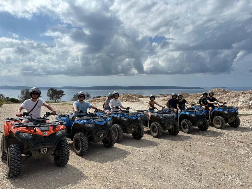 Trogir, Žedno: Čiovo Island 100% Off-Road Quad ATV Tour - Who should book this quad tour on Ciovo