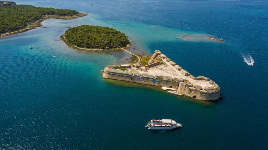Vodice: Krka Waterfalls National Park Boat Tour - Walking time in the park, plus the no-swimming rule