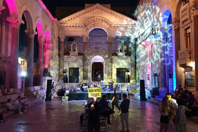 Walking Tour of Split and Diocletian's Palace - Riva Harbor and the Bronze Palace Model Moment