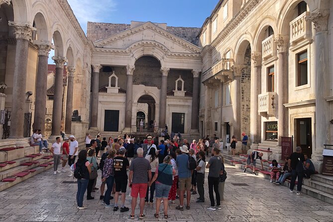 Walking Tour of Split and Diocletian's Palace - Fruit’s Square (Trg Brace Radic): Venetian Layers and Marko Marulić