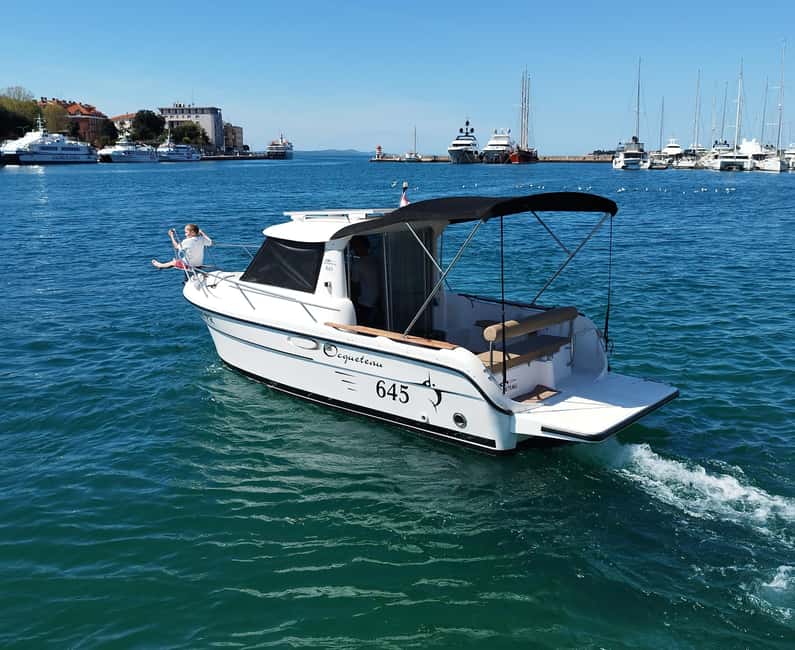 Zadar: 3 Islands Cozy Boat Trip with Snorkeling & Drinks - Ošljak and Školjić: quick island stops with standout sea views