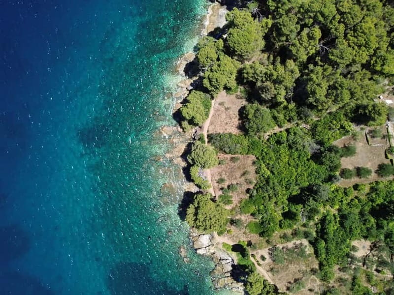 Zadar: 3 Islands Speedboat Tour with Drinks and Diving - Blue Bay Otrić: your first 45 minutes of swimming and snorkeling