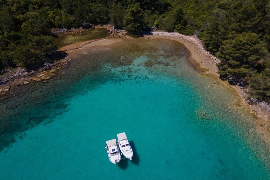 Zadar: Boat tour Half day -5 hours - Ugljan island stops: villages, olive and fig trees, and bay swims