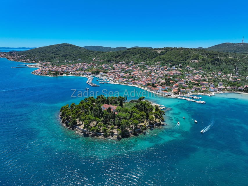Zadar: Island Hopping Tour Swim and Snorkel with Aperol - Stop 2, the “secret stop” where you get both water and walking