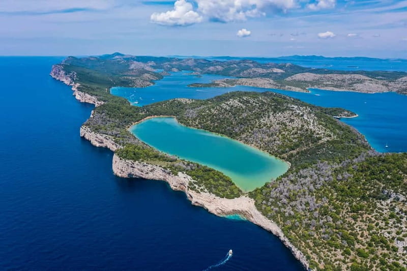 Zadar: Kornati Lojena sandy cove & Telašćica Nature Park - Levrnaka Island and Lojena Cove: swim time plus a climb for views