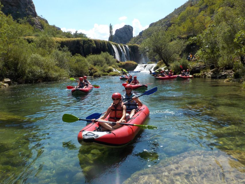 Zadar: River Zrmanja Guided Kayak Safari & Waterfalls - Coffee, drinks, fruits, and Nature Park Velebit entry: what’s included