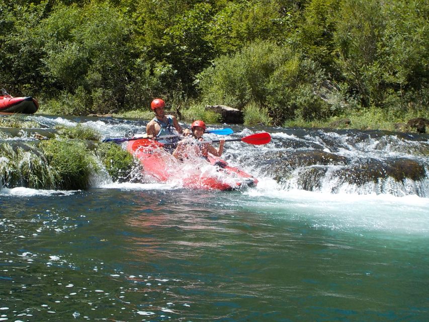 Zadar: River Zrmanja Guided Kayak Safari & Waterfalls - Entering the route: Kaštel Žegarski, boarding, and first paddling